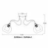 ZURIGA-3 CR 3xE27 ceiling lamp Vitalux