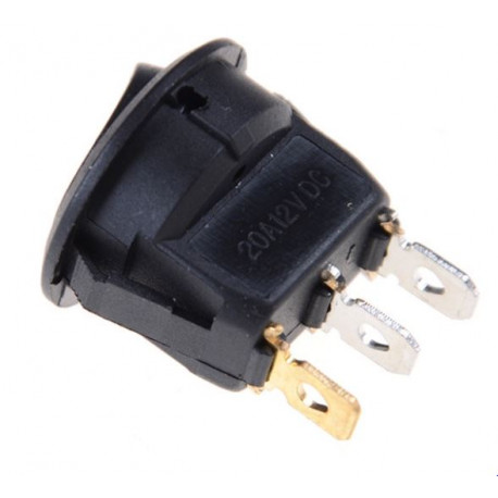 Przełącznik klawiszowy podświetlany LED kropka niebieska C.E