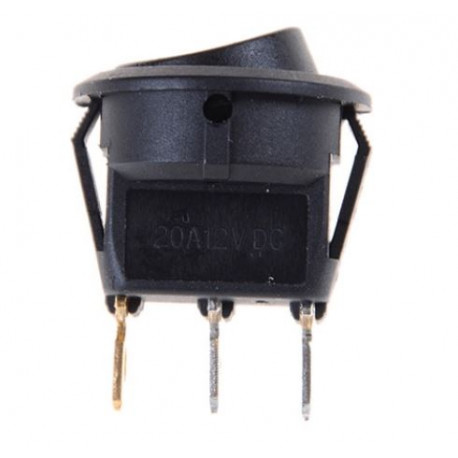 Przełącznik klawiszowy podświetlany LED kropka niebieska C.E