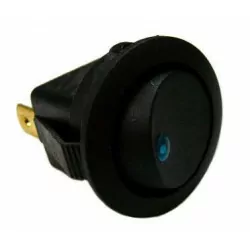 Przełącznik klawiszowy podświetlany LED kropka niebieska C.E