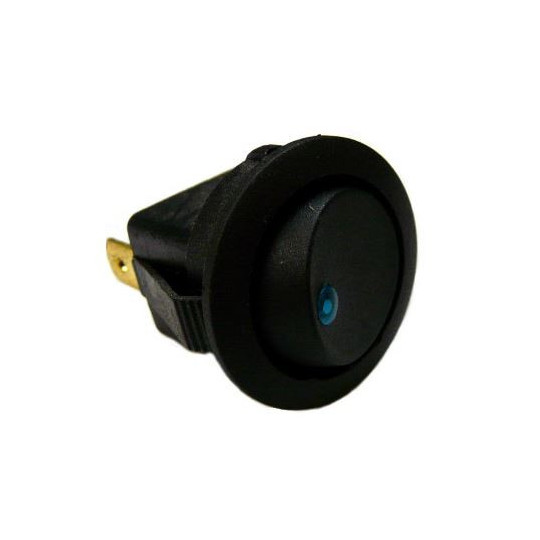 LED backlit key switch dot blue C.E