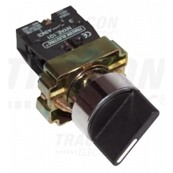 Przełącznik z obud. czarny 1xNO/1xNC NYBD21KSTT