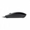 Wired optical mouse USB black Rabel