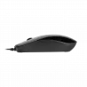 Wired optical mouse USB black Rabel