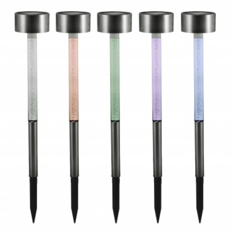 Lampa solarna ogrod. SPARO RGB bąbelkowa GS7010-2