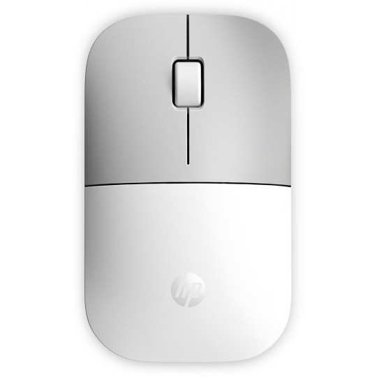 HP White Silver Ceramic USB Wireless Mouse