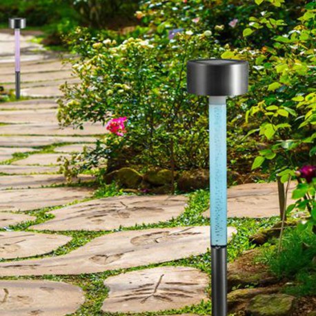 Lampa solarna ogrod. SPARO RGB bąbelkowa GS7010-2