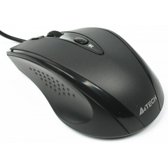 Wired mouse black USB V-Track A4TECH