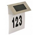 Solar lighted house number lamp 309570 Polux