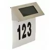 Lampa solarna NUMER DOMU z czujnikiem zmierzchu Polux