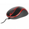 Wired optical mouse black and red V-Track A4TECH