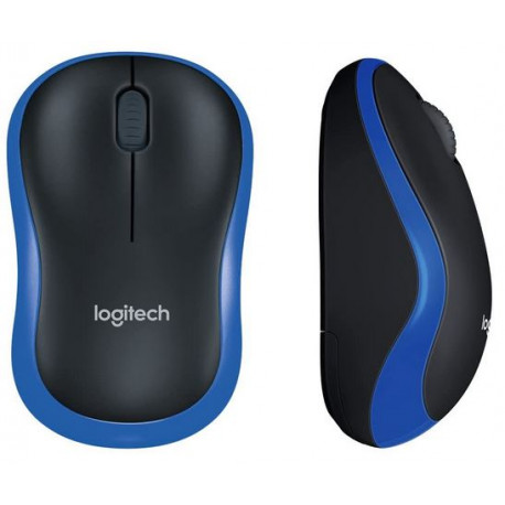 Mysz optyczna bezprzewodowa nano USB niebieska Logitech