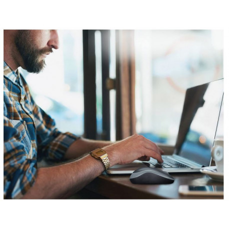 Mysz optyczna bezprzewodowa nano USB niebieska Logitech