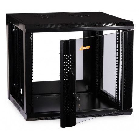Szafa RACK 19'' 9U 600mm wisząca Signal czarna-8434