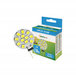 Żarówka G4 LED 6LED SMD 1,2W 12V b.zimna Spectrum-1444