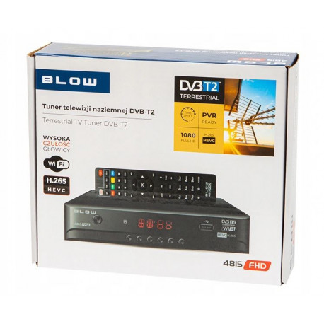 Tuner dekoder DVB-T/T2 H.265 WIFI 4815 FHD BLOW