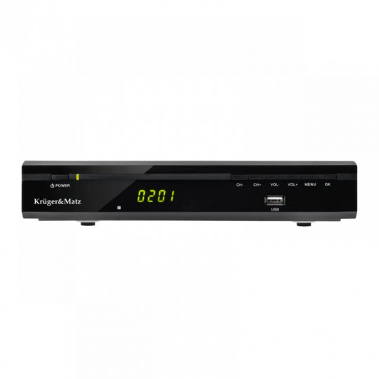 Tuner Decoder DVB-T TV ground KRUGER &amp; MATZ