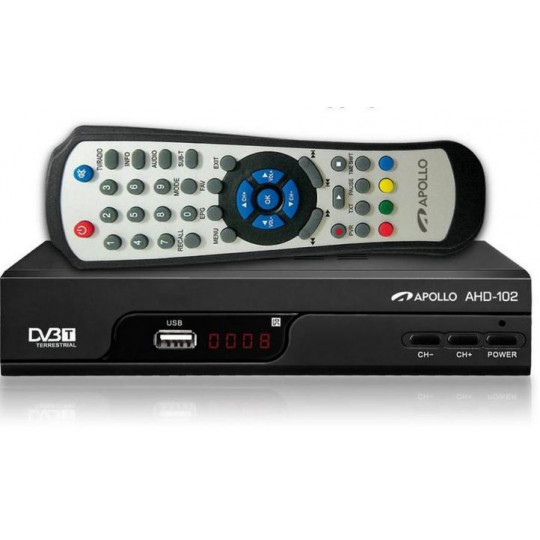 Tuner DVB-T terrestrial TV decoder Apollo AHD-102