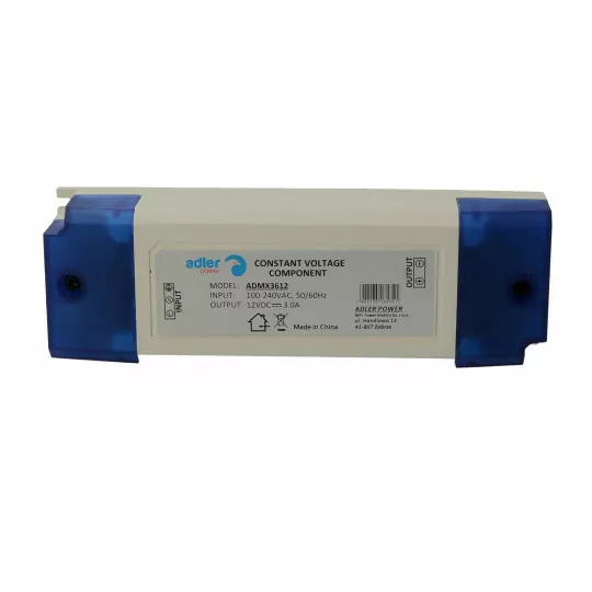 Power supply 12V 3A IP20 ADMX3612 36W Adler