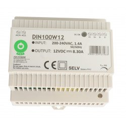DIN power supply 12V 8.3A...