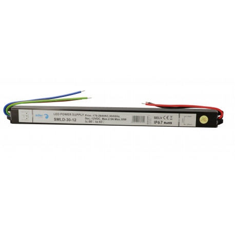 Zasilacz metal slim 12V/2,5A 30W SMLD-30-12 Adler