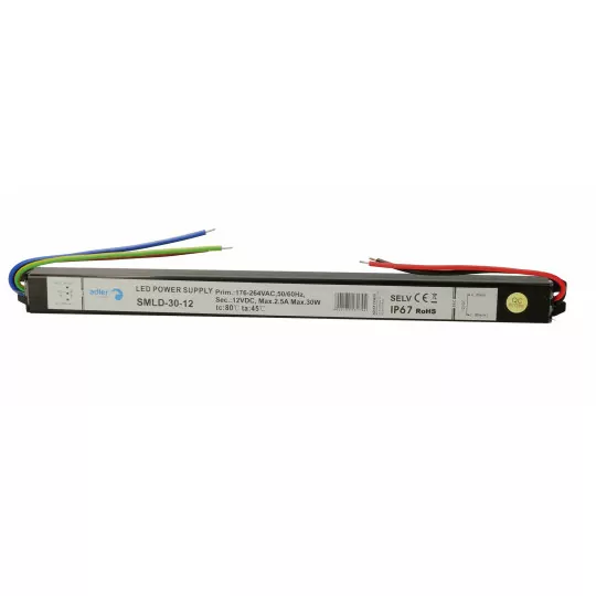 Zasilacz metal slim 12V/2,5A 30W SMLD-30-12 Adler