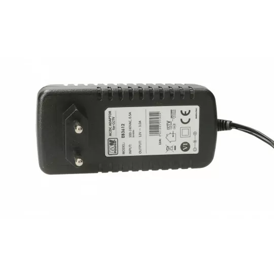 Plug-in power supply EB3612 12V 3A MW POWER