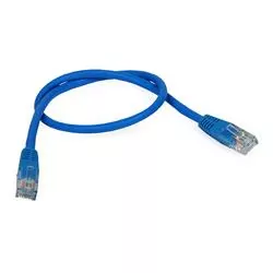 Patchcord UTP kat.5e 0,5m niebieski-8486