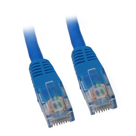 Patchcord UTP kat.5e 0,5m niebieski-8487