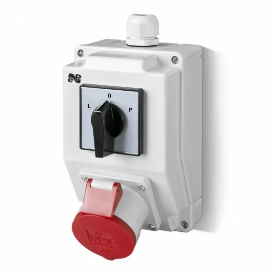 Installation kit with 16A 5P RS-Z socket (L-0-P) ELEKTROPLAST NASIELSK