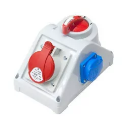 Zestaw instalacyjny z gniazdem 16A 5P+2P+Z RS-Z (L-P) ELEKTROPLAST NASIELSK