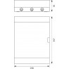 Rozdzielnica natynkiowa 2x12 SRn IP40 SRn-24 1.6  ELEKTRO-PLAST OPATÓWEK