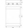 Rozdzielnica natynkowa 2x12 SRn IP40 SRn-24 1.6  ELEKTRO-PLAST OPATÓWEK