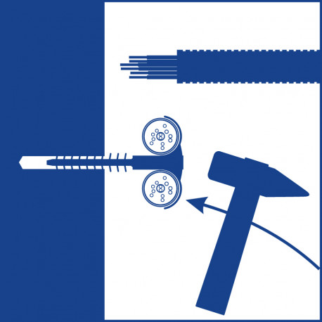 Uchwyt kablowy USMH-22 BIS 15.4 opakowanie 25 sztuk Elektro-Plast OPATÓWEK