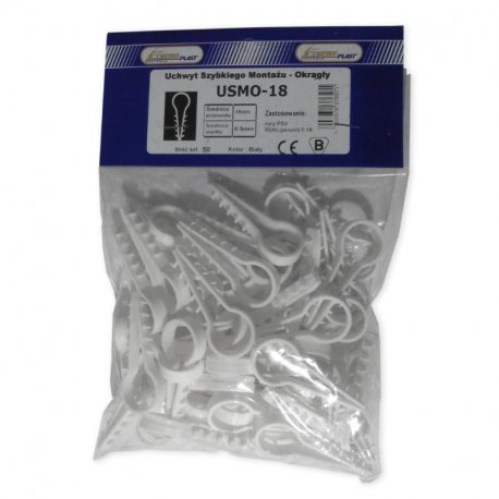 Uchwyt szybkiego montażu USMO-18 50 sztuk ELEKTROPLAST OPATÓWEK