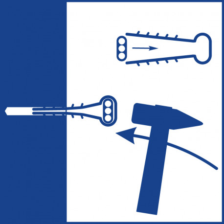 Uchwyt szybkiego montażu płaski USMP-5 (op.100szt)-1238
