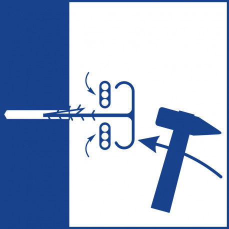 Uchwyt szybkiego montażu plaski USMP-2 bis 100 sztuk ElektroPlast Opatówek