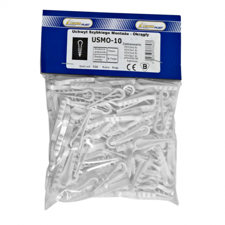Uchwyt szybkiego montażu USMO-10 100 sztuk ElektroPlast Opatówek