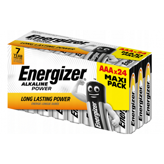 Batteries set LR03 AAA blister 24 pieces Energizer