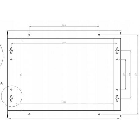 Obudowa metalowa TPR-5 520x400x140mm DIPOL