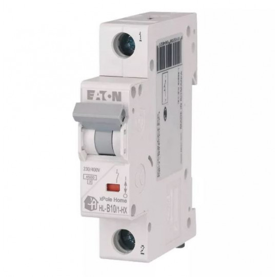 1P B 10A AC overcurrent circuit breaker HN-B10/1 Eaton