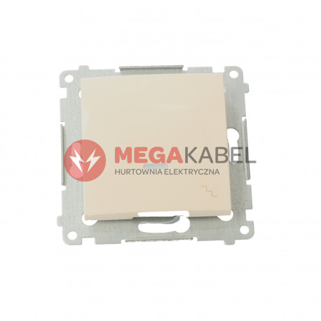 Simon54 Łącznik schodowy podświetlany DW6L.01/41 beżowy