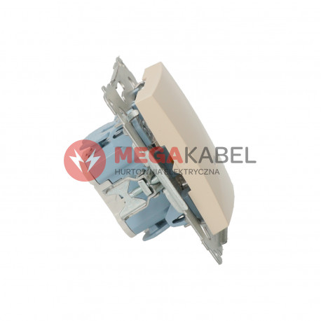 Simon54 Łącznik schodowy podświetlany DW6L.01/41 beżowy