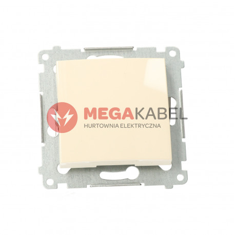 Simon54 przycisk pojedynczy zwierny DP1.01/41 beżowy