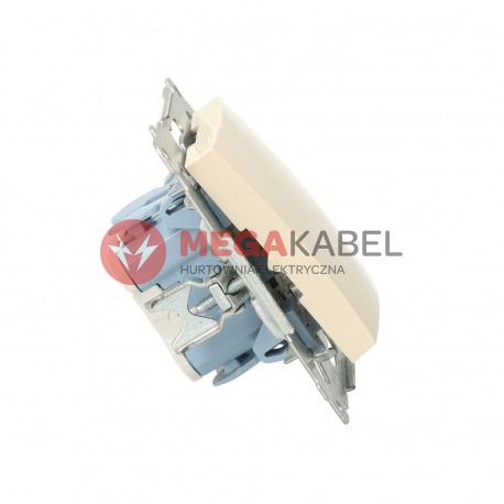 Simon54 przycisk pojedynczy zwierny DP1.01/41 beżowy