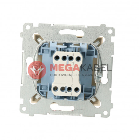 Simon54 przycisk pojedynczy zwierny DP1.01/41 beżowy