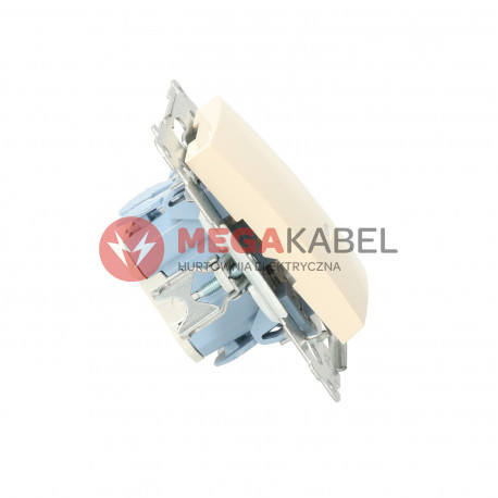 Simon54 Przycisk dzwonek z podświetleniem LED DD1L.01/41 beżowy