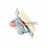 Simon54 Przycisk dzwonek z podświetleniem LED DD1L.01/41 beżowy