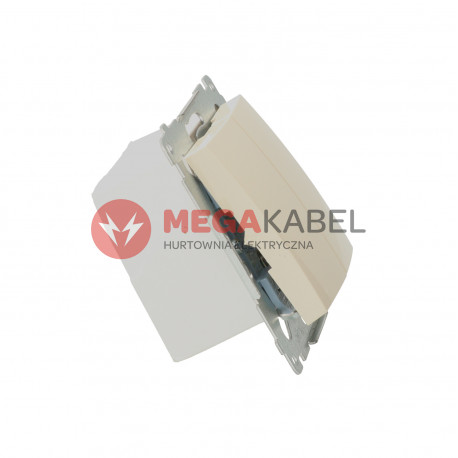 Simon54 Przycisk zwierny podwójny DP2.01/41 beżowy