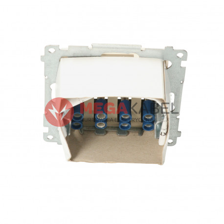 Simon54 Gniazdo głośnikowe 4-krotne DGL34.01/41 beżowe